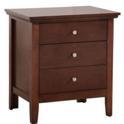 Hammond - 3 Drawer Nightstand - Cappuccino