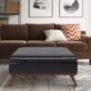 Owen - Square Coffee Table Storage Ottoman - Tanners Brown - Image 7