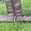 10 X 10 Ft Patio Gazebo Tent With Ventilated Double Roof And Mosquito Net - Brown - Image 11