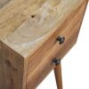 Mini 2 Drawer Nightstand - Oak - Image 7