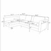 Christian - Sectional Sofa Left Facing - Burnt Orange - Image 10