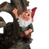 Decorative Woodland Gnome Water Fountain With LED Light - Brown - Image 3
