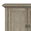Redmond - Low Storage Cabinet - Distressed Gray - Image 6