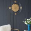 Round Moving Gear Roman Numeral Clock - Multicolor - Image 5