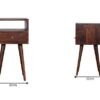 Mini Nightstand - Brown - Image 11