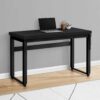 Computer Desk, Home Office, Standing, Adjustable, Laptop, Contemporary - Black - Image 12