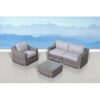 3 Person Seating Set With Cushions - Gray - Image 6
