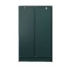 Modern Painted Cabinet With Glass Doors And Drawer - Green - Image 21
