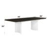 Carene - Dining Table (With Leaf) - Brown / White - Image 5