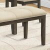 Bench, Rectangular, Hallway, Upholstered, Transitional - Cream - Image 8