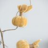 Pumpkin Spray, Botanicals Decor For Harvest Festival Fall Festival & Thanksgiving Table Decorations (Set of 6) - Yellow - Image 3