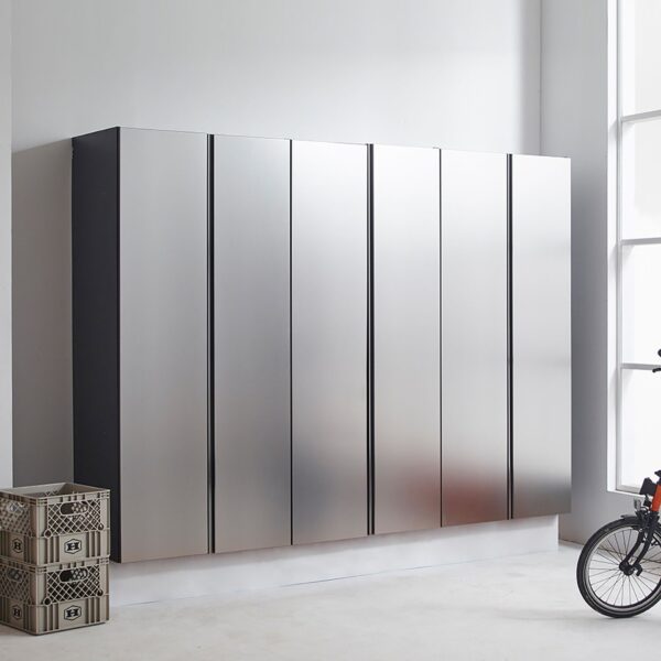 Nova - Series Garage Cabinet Set D, 3 Piece, Soft Closing, Wall Mounted - Metallic Gray