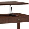 Artisan - Lift Top Coffee Table - Russet Brown - Image 3
