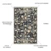 Fenix - Accent Rug - Black / Gray - Image 4