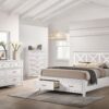 3 Drawer Nightstand With USB - White - Image 4