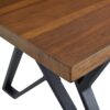5 Pieces Contemporary Dining Set With Table - Brown / Black / Walnut - Image 18
