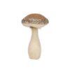 Mushroom Holiday Ornament, For Harvest Festival Fall Festival & Thanksgiving Table Decorations (Set of 2) - Beige / Light Brown - Image 5