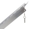 Portable Aluminium Wheelchair Ramp With Non Skid Surface 7Ft 600 Pound Capacity Foldable - Silver - Image 6