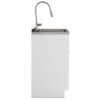 Beckham - Laundry Cabinet With Faucet And Stainless Steel Sink - White - Image 4