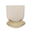 Country Chic Bar Stools (Set of 2) With Rattan Backrest And Upholstered Seat - Beige / Natural - Image 10
