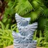 Decorative 4 Tier Nautilus Shell Water Fountain With Light For Indoor Outdoor - Blue - Image 8