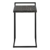 Accent Table, C - Shaped, Stylish Modern - Gray - Image 3