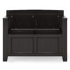 Amherst - Small Entryway Storage Bench - Hickory Brown - Image 4