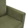 Twin Size Sofa Bed Sleeper Sofa Loveseat With Foldable Mattress, Side Table, USB Ports - Green - Image 18