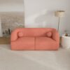 Anna - French Boucle Sofa - Pink - Image 6