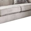 Cyndi - Velvet Sofa With 2 Pillows - Tan - Image 4