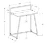 Computer Desk For Home Office, Laptop, Contemporary & Modern - Black - Image 5