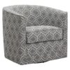 Little - Abstract Swivel Accent Chair - Gray - Image 3