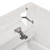 Bathroom Vanity With Top Sink, Modern Bathroom Storage Cabinet 2 Drawers, Single Sink Bathroom Vanity - White - Image 13