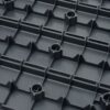 Durable Plastic Interlocking Deck Tiles, 44 Pack, Waterproof Outdoor And Indoor Use, 12" X 12" - Dark Gray - Image 7