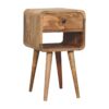 Mini Curve Lower Nightstand - Oak - Image 2