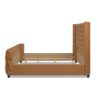 Brooklyn - King Tufted Panel Bed Headboard And Footboard Set - Caramel Tan Brown - Image 4