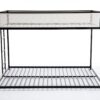 Adam - Twin Over Full Bunk Guard Rail - Black With White Mesh - Image 5