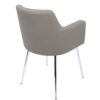 Andrew - Contemporary Dining / Chair (Set of 2) - Chrome / Gray - Image 4
