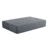 Modern Floor Sofa, With 2 Pillows, Convertible Teddy Fabric Foam Filled Bed, Full Size Folding Mattress, Suitable For Living Room Guest Room, Game Room - Gray - Image 13