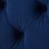 Marcella - King Upholstered Shelter Headboard Bed Set - Navy Blue - Image 7