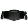 Avalon - Square Coffee Table Storage Ottoman - Midnight Black - Image 3