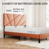Vintage King Size Metal Bed Frame With Under Bed Storage And No Spring Loaded Mattress Required - Antique Brown - Image 2