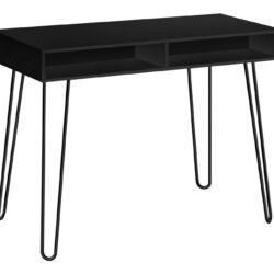Computer Desk, Home Office, Laptop, Left And Right Set-Up, Storage Drawers, Work, Contemporary, Modern - Black
