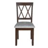 3 Piece Kitchen Dining Set With Drop Leaf Dining Table And 2 Dining Upholstered Chairs, Dining Room Set For Small Places - Brown - Image 14