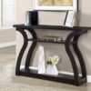 Accent Console Table For Entryway, Contemporary Versatile Placement - Espresso - Image 3