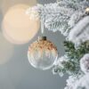 Christmas Ball Ornaments, Glass Decorative Hanging Ball Christmas Tree Ornaments For Holiday Party Decorations (Set of 12) - Multi - Image 3