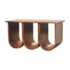 Triple Open Style Coffee Table - Beige / Brown - Image 2