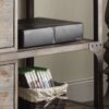 Gorden - TV Stand - Weathered Oak / Antique Silver - Image 2
