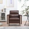 1 Seater Sofa - Brown - Image 2