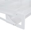 Full Size Murphy Bed With Hydraulic Lift & Desk Design - White - Image 10